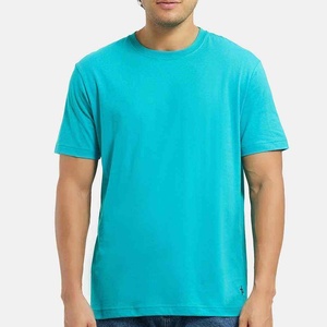 เสื้อยืดผู้ชายแขนสั้นผ้าเจอร์ซีย์คอตตอน 100% คุณภาพพรีเมียม ทรงปกติ ใส่สบายสำหรับฤดูร้อน ด้านหน้าเรียบ น้ำหนักเบา - Product Image 3