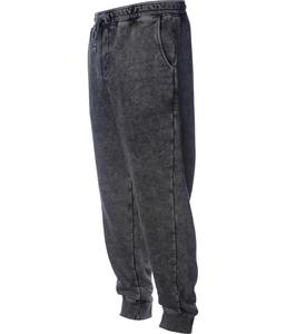 Pantalon de jogging en jean vintage délavé pour homme, 100 % coton respirant, taille élastiquée, décontracté - Product Image 1
