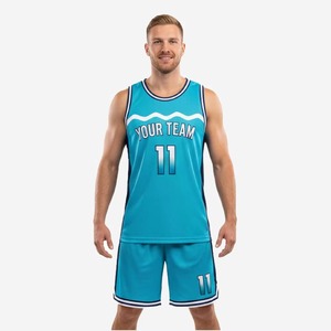 Conjunto de Uniforme de Baloncesto Sublimado de Secado Rápido, Personalizado, Transpirable, para Jóvenes y Adultos, Pantalones Cortos Deportivos para Actividades al Aire Libre - Product Image 2