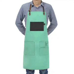 Premium Quality Adjustable Cowhide Split Leather Welding Apron Industrial Safety WorkSuit <b>Accessory</b> for Cleaning Tools - Product Image 5