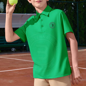 Chemises Polo de Golf pour Jeunes Garçons, Performance Extérieure, Col Classique, Vêtements de Club de Golf Junior, Anti-humidité, Extensibles, Sport - Product Image 3