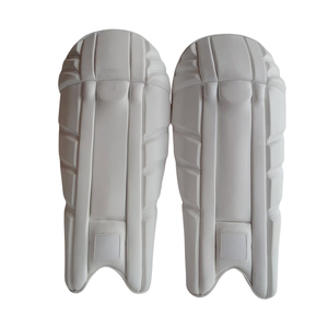 Protections de gardien de but de qualité supérieure pour hommes, femmes et jeunes, couleur blanche, légères, pour le cricket - Product Image 5
