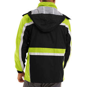 Customized Working Safety <b>Jacket</b> For Man Custom Design With High Quality Zipper <b>Jacket</b> Safety Tool Pockets <b>Jacket</b> For <b>Workers</b> - Product Image 4
