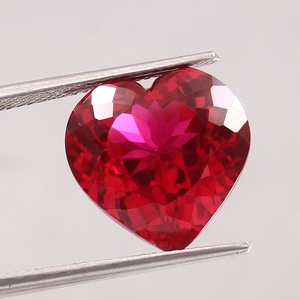 Rubis du Mozambique rouge sang impeccable, taille cœur, pierre précieuse naturelle certifiée, qualité supérieure, clarté élevée, qualité bijoux - Product Image 5