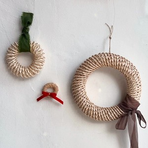 Rattan christmas wreath wholesale price Vietnam handicrafts best quality hand woven wreaths - Product Image 2