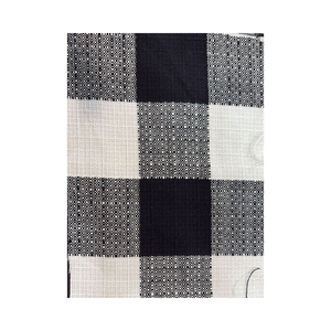 Tela 100% Acrílica, 300 Gsm, Patrones Modernos en Blanco y Negro, Tejido de Lana de Cordero para Chaquetas Elegantes - Product Image 1