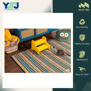 Fabriqué en Thaïlande, tapis de pique-nique d'extérieur rectangulaire portable de qualité supérieure, résistant à l'eau et à la corrosion, 100% polypropylène. - Product Image 2