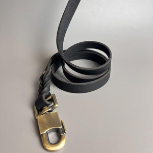Adjustable luxury Leather <b>Braided</b> Dogs pet Collars made from <b>braided</b> leather for everyday comfort and safety in low rate - Product Image 4