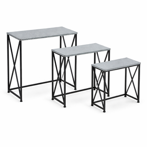 Soporte Metálico para Plantas, Estante Rectangular con Rejillas, para Exhibición de Flores en Interiores y Exteriores, Soporte para Macetas Negro - Product Image 4