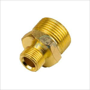 Unión reductora hexagonal de latón forjado pulido de alta presión con rosca NPT macho x macho para tubería en pulgadas - Product Image 6