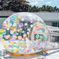 Dôme gonflable pour fête, maison de bulles géante, tente de bulles transparente, ballons gonflables transparents pour maison