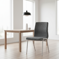 Chaises de salle à manger en métal au design moderne empilables, chaises de luxe pour restaurants, cafés, hôtels