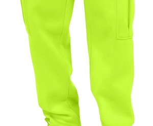 Pantalon cargo ample et respirant pour homme, style vintage, en polaire, idéal pour les activités hivernales en extérieur – Commande en gros - Product Image 5