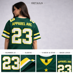 Camiseta Deportiva Unisex Verde y Amarilla, Talla 23, Malla Transpirable, Estilo Urbano, Venta al Por Mayor en EE. UU. - Product Image 2