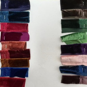 Tela de terciopelo elástico de poliéster y spandex, tejido de punto sólido de peso medio para cortinas, camisas, bolsos y juguetes, 250~280gsm, 63 pulgadas - Product Image 2