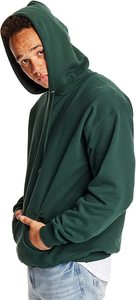 Sweat-shirt à capuche personnalisé de qualité supérieure avec broderie de logo, poche, couleur unie, coupe classique, unisexe, vêtements d'automne - Product Image 4