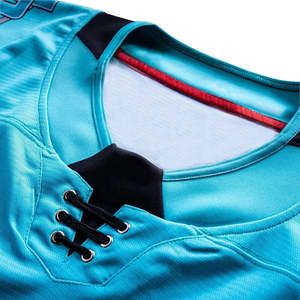 Número de camiseta de hockey sobre hielo de color personalizado |   Camisetas de Hockey Personalizadas con Impresión 3D y Bordado, 100% Poliéster Transpirable de Secado Rápido, OEM - Product Image 3