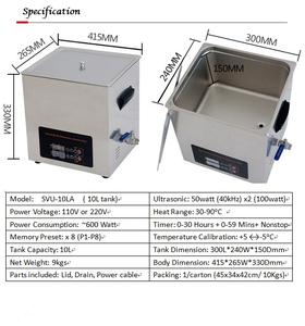 Stainless steel robust made Ultrasonic for even heat better tasting durable use at commercial kitchen <b>Sous</b> <b>Vide</b> 10L slow <b>cooker</b> - Product Image 6