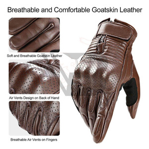 Guantes de Ciclismo de Dedo Completo al por Mayor para Hombre y Mujer, Guantes de Ciclismo de Montaña para Verano/Invierno, Hechos de Cuero y Algodón - Product Image 6