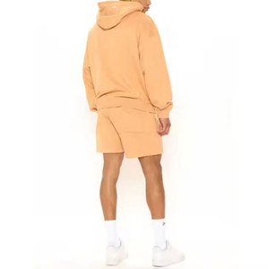 Conjunto de Sudadera con Capucha y Pantalones Cortos Tri Pro para Hombre, Color Sólido, Chándal Informal, Logotipo Personalizado, Sudadera con Capucha de Dos Piezas, 2026 - Product Image 5