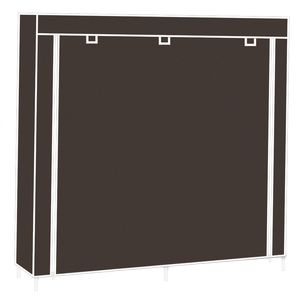 Zapatero portátil de 7 niveles color marrón oscuro con cubierta de tela, organizador de almacenamiento para armario. - Product Image 6