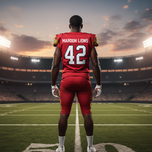 Maillot et pantalon de sport unisexe personnalisés pour équipe, version joueur, impression par sublimation, logo brodé, respirant, coupe américaine courte - Product Image 6