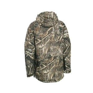 Veste de chasse d'hiver en softshell camouflage personnalisée de haute qualité, respirante, imperméable, unisexe, à manches longues, coupe-vent pour la chasse au canard - Product Image 6