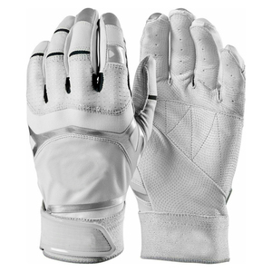 Gants de frappeur de baseball en cuir personnalisés haut de gamme 2025 pour hommes, main gauche, fermeture à bouton, entraînement professionnel, vente en gros OEM - Product Image 2