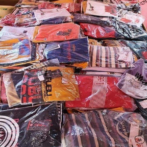 เสื้อยืดแขนสั้นผู้ชาย คอตตอน รุ่น 01 ยี่ห้อดัง ยอดนิยม สินค้าคงคลัง/สต็อกส่วนเกิน ผลิตในบังกลาเทศ ผ้าผสม - Product Image 3