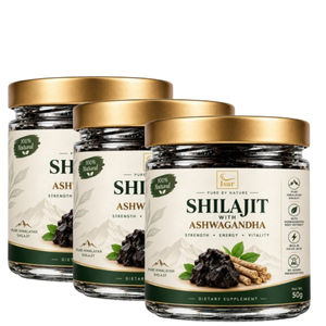 Resina de Shilajit del Himalaya de Alta Potencia 50g con Ashwagandha, Resina de Shilajit 100% Natural de la India para Apoyo Energético y de Resistencia - Product Image 1