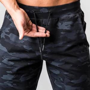 Pantalones Deportivos de Camuflaje para Hombre, Cintura Elástica con Cordón, Estilo Casual, Bolsillos Laterales, Transpirables, de Poliéster y Algodón, para Otoño - Product Image 5