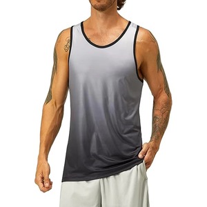 New Latest Arrival High Quality Breathable Eco-Friendly Anti-Pilling Customizable Tank <b>Top</b> for Men Fitness Wear with OEM Designs - Product Image 1