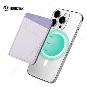 Tilonstar กระเป๋าใส่บัตรเครดิต RFID หนัง TWM143กระเป๋าใส่บัตรแม่เหล็กสำหรับโทรศัพท์มือถือ - Product Image 1