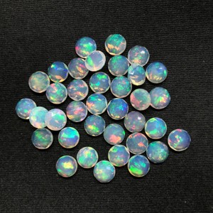 Precio al por mayor AAA grado 7mm corte facetado piedra de ópalo Natural etíope IGI certificado 6mm cabujones piedras preciosas sueltas - Product Image 1