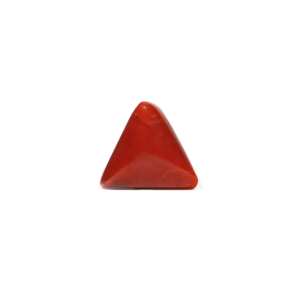 Natural Red Coral Oval Cabochon 8x10mm 7.25 Carat Loose Gemstone for Fine Jewelry - Product Image 1