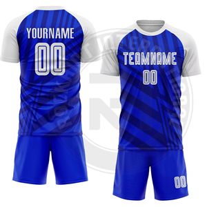 Ensemble de maillot de football personnalisé léger et respirant avec short pour entraînement d'équipe de club - Product Image 3