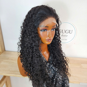 Perruque 100% Cheveux Humains Vietnamiens Bouclés Birmans Super Double Drawn avec Closure 5x5 en Dentelle HD, Cheveux d'un Seul Donneur, pour Femmes Noires - Product Image 3