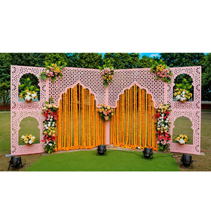 Panneaux de photomaton de mariage découpés au laser colorés pour les États-Unis, panneaux de séparation modernes découpés au laser, décoration de mariage, panneaux découpés au laser USA - Product Image 1