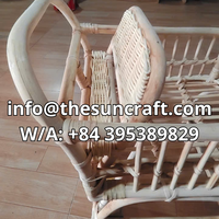 Adorable poussette de poupée en osier, chariot de poupée vintage en rotin, landau de luxe pour poupées, vente en gros, fournisseur Vietnamien, prix abordable