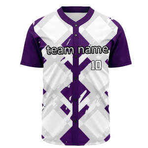 Camiseta de béisbol personalizada OEM para equipo, camiseta de béisbol de poliéster con botones y color personalizado, con bordado o sublimación - Product Image 5