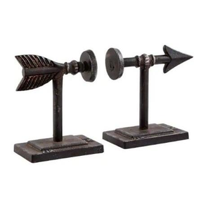 Sujetalibros decorativos de metal negro resistente, sujetalibros único y moderno para sujetar libros, soporte para estantería. - Product Image 1