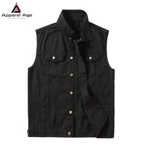 Chaleco Vaquero de Material Duradero, Estilo 2026, Chaqueta Casual sin Mangas, Ropa Urbana, Servicio OEM, MOQ Bajo - Product Image 1