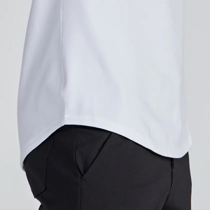 Camiseta de Manga Corta con Cuello en V, Cómoda para el Día a Día, de Tela Elástica y Transpirable de Algodón, Poliéster y Spandex, Mezcla de Algodón Flexible - Product Image 6