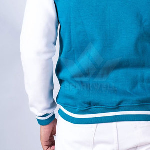 Wholesale SPARKWELL INDUSTRY Men's Winter Letterman Jacket-Quick Dry Eco-Friendly Polyester/Cotton Fabric Custom Logo Position - Product Image 5