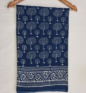 Wholesale Women’s Beach Hand Block Print <b>Sarong</b> Wrap Handcrafted Cotton Pareo Floral Boho Cover Up Tropical Vacation Wear - Product Image 5