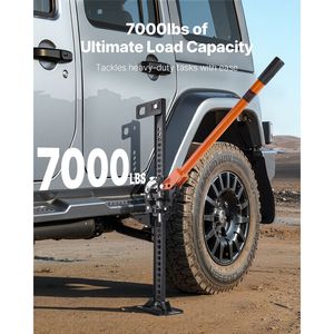 Martinetto Idraulico Professionale da 42 Pollici per Sollevamento Veicoli, Capacità 3,18 Tonnellate (7.000 Libbre), con Cricchetto, per Trasmissione e Utilità Pesanti - Product Image 2