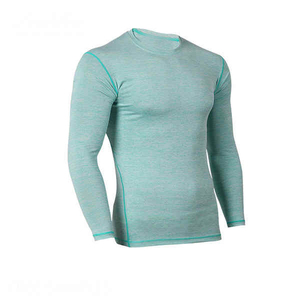 Men’s <b>Athletic</b> Compression Shirt Stretch Performance Workout Top for Gym Fitness Running Training Sports MMA Basketball Football - Product Image 1