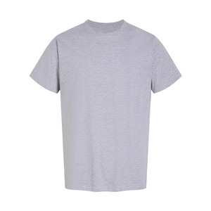T-shirt à manches courtes pour homme, col rond, 100% coton, tricoté, uni, couleur unie, coupe classique, style décontracté - Product Image 5