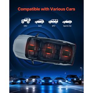 Amplificatore Audio per Auto a 4 Canali, Stabile a 2 Ohm, Bridgeabile, Classe A/B, Gamma Completa, Potenza 4 X 200W @ 4 Ohm o 4 X 400W @ 2 Ohm - Product Image 6