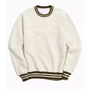 เสื้อสเวตเชิ้ตผู้ชายลายทาง ดีไซน์ใหม่ทันสมัย ผ้าฝ้าย 100% คอกลม สวมใส่สบาย - Product Image 1